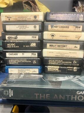 Vintage 8-Track Rock & Classic Hits AC/DC, Steve Miller Band,etc